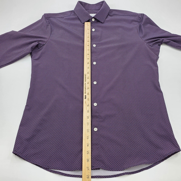 Office Techwear Mizzen+Main Button Down Men’s Large Trim Fit Stretch USA Made - Picture 14 of 16